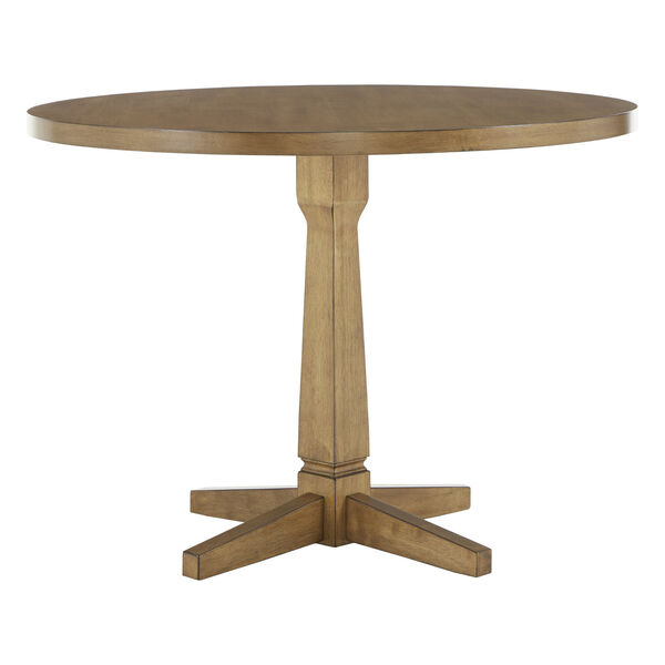 Anna Brown Round Two-Tone Dining Table, image 2